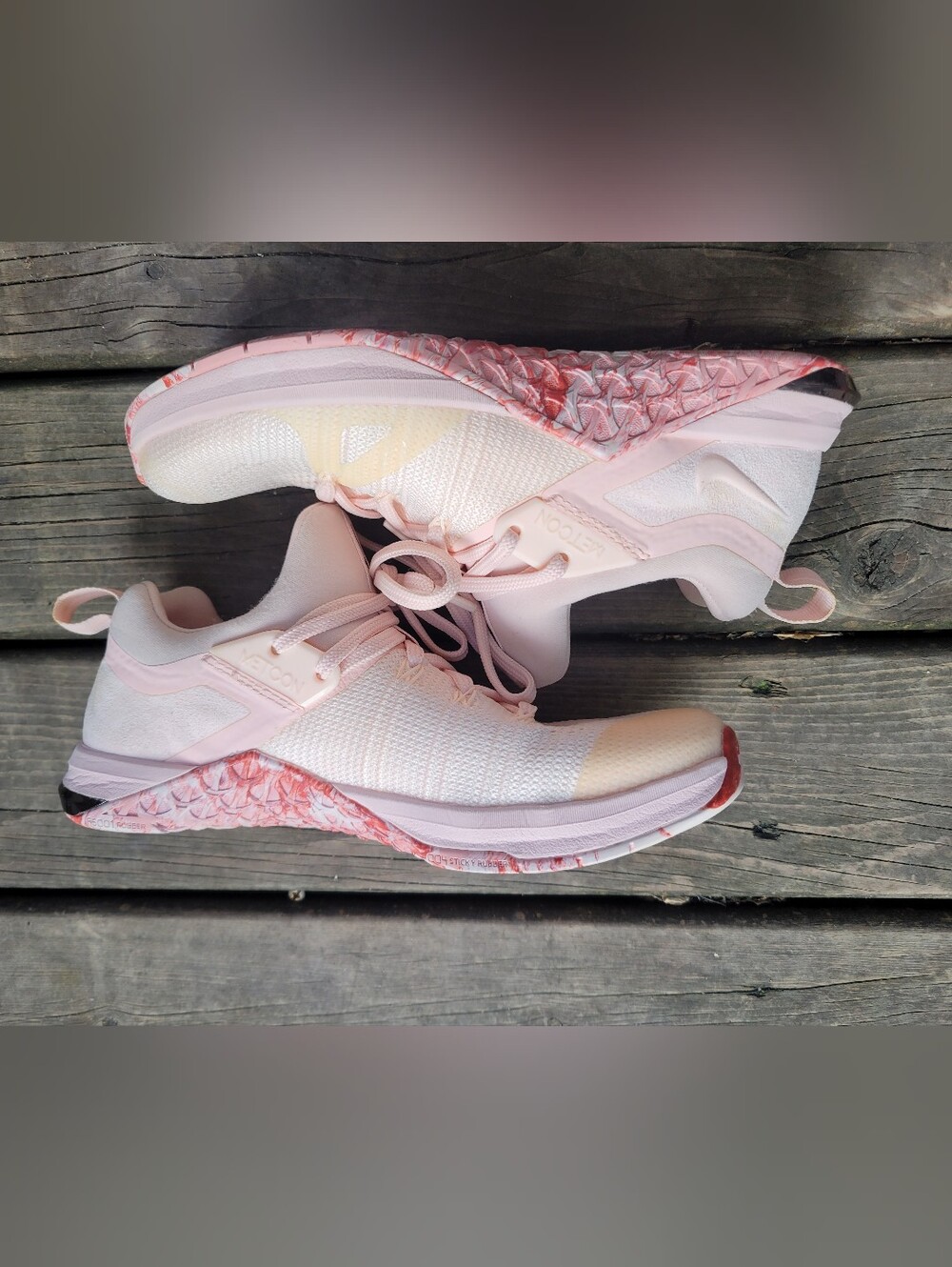 Nike Women’s Metcon Flyknit 3 Cross Training Shoes - Echo Pink Size 7 Athleisure